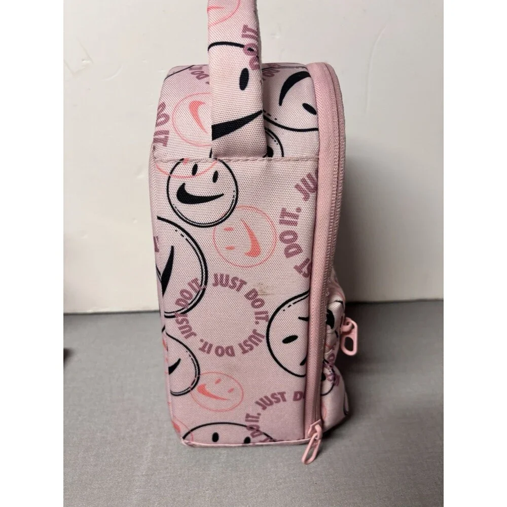 Nike Brasilia Just Do It Fuel Pack Lunch Bag Box Tote White Splatter Swoosh